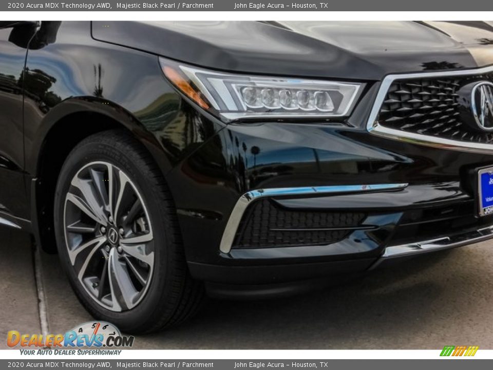 2020 Acura MDX Technology AWD Majestic Black Pearl / Parchment Photo #11