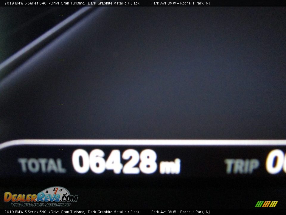 2019 BMW 6 Series 640i xDrive Gran Turismo Dark Graphite Metallic / Black Photo #22