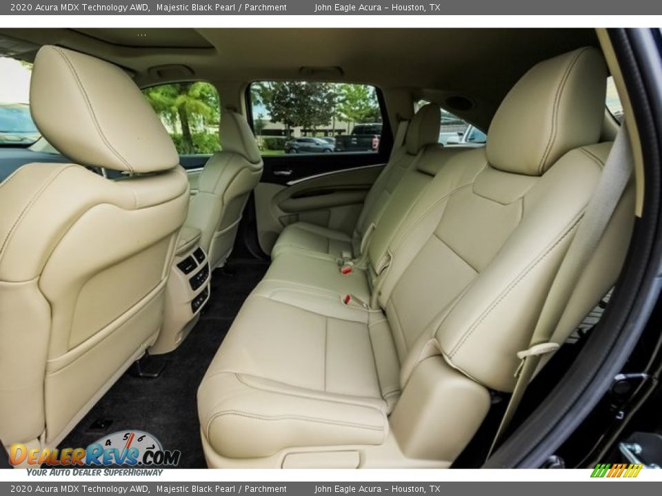 2020 Acura MDX Technology AWD Majestic Black Pearl / Parchment Photo #18