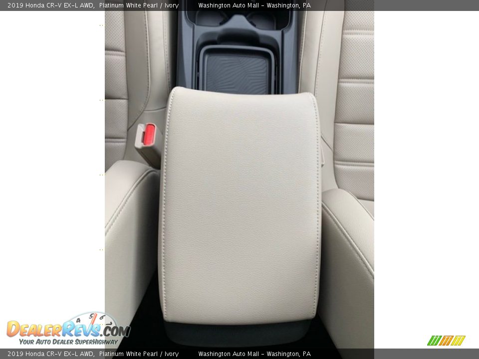 2019 Honda CR-V EX-L AWD Platinum White Pearl / Ivory Photo #36