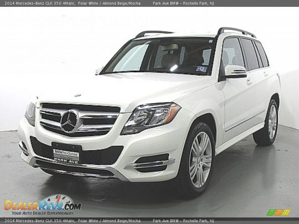 2014 Mercedes-Benz GLK 350 4Matic Polar White / Almond Beige/Mocha Photo #1
