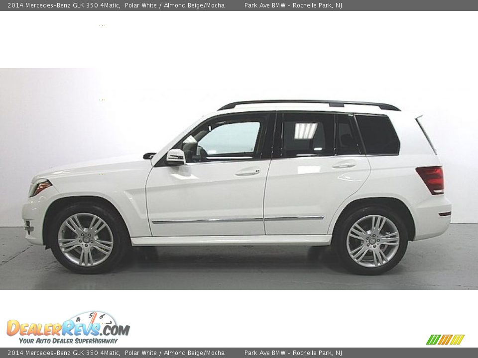 2014 Mercedes-Benz GLK 350 4Matic Polar White / Almond Beige/Mocha Photo #2