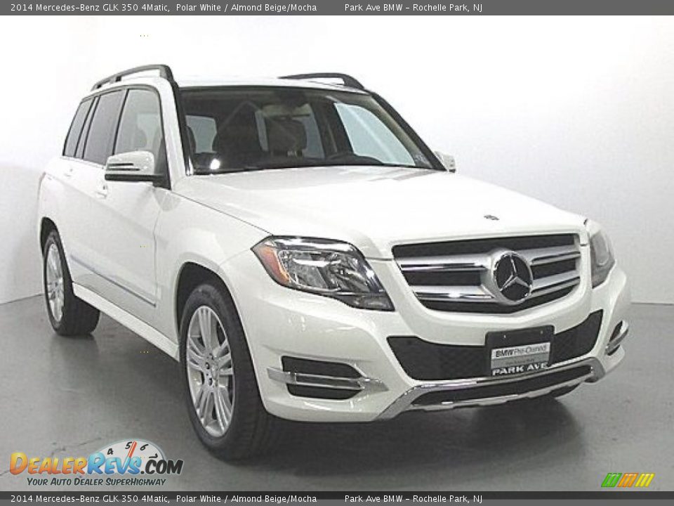 2014 Mercedes-Benz GLK 350 4Matic Polar White / Almond Beige/Mocha Photo #7