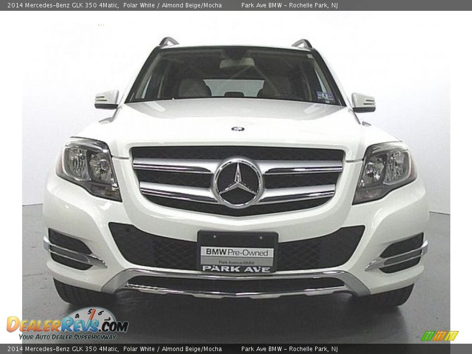 2014 Mercedes-Benz GLK 350 4Matic Polar White / Almond Beige/Mocha Photo #8