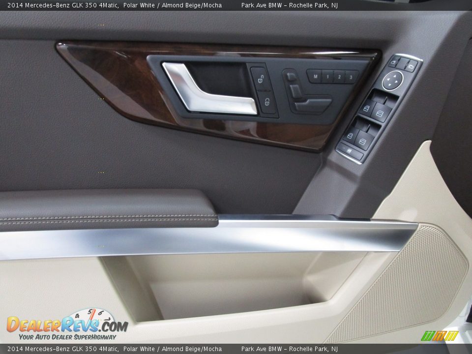 2014 Mercedes-Benz GLK 350 4Matic Polar White / Almond Beige/Mocha Photo #9