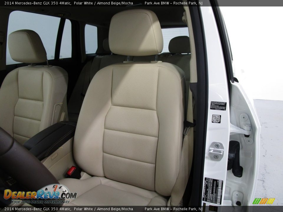 2014 Mercedes-Benz GLK 350 4Matic Polar White / Almond Beige/Mocha Photo #10