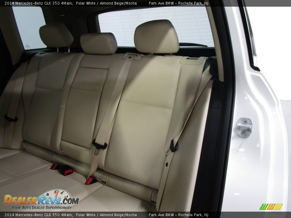 2014 Mercedes-Benz GLK 350 4Matic Polar White / Almond Beige/Mocha Photo #13