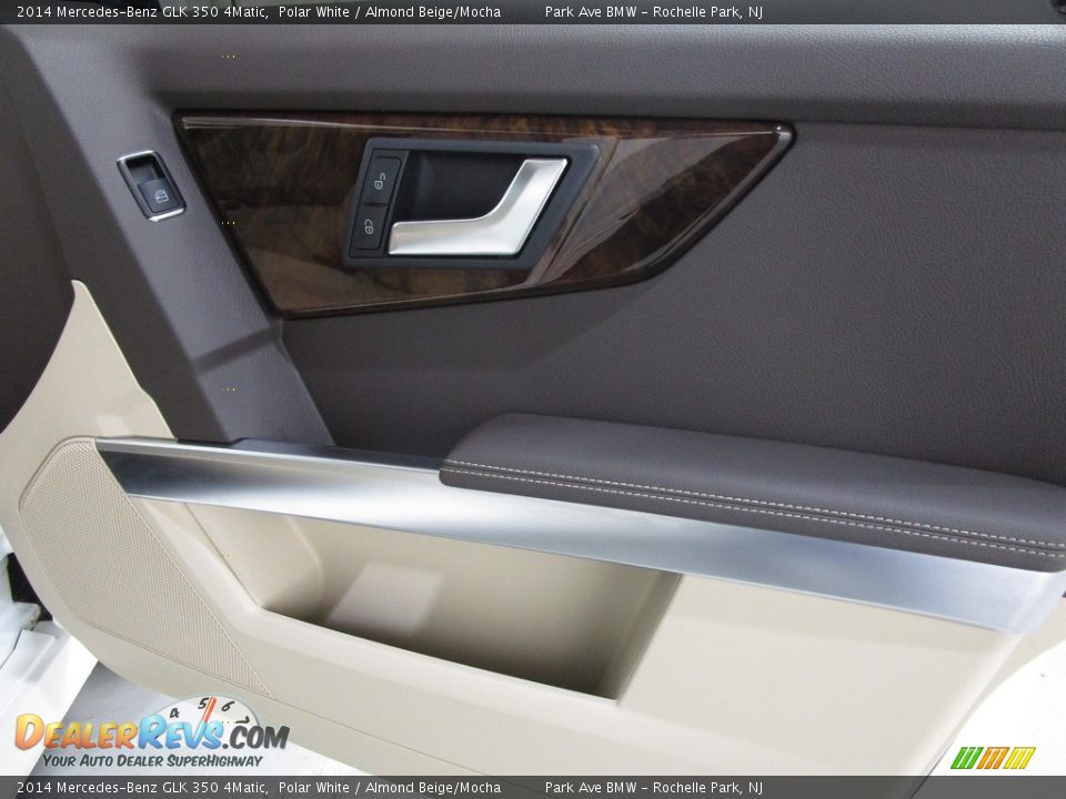 2014 Mercedes-Benz GLK 350 4Matic Polar White / Almond Beige/Mocha Photo #15
