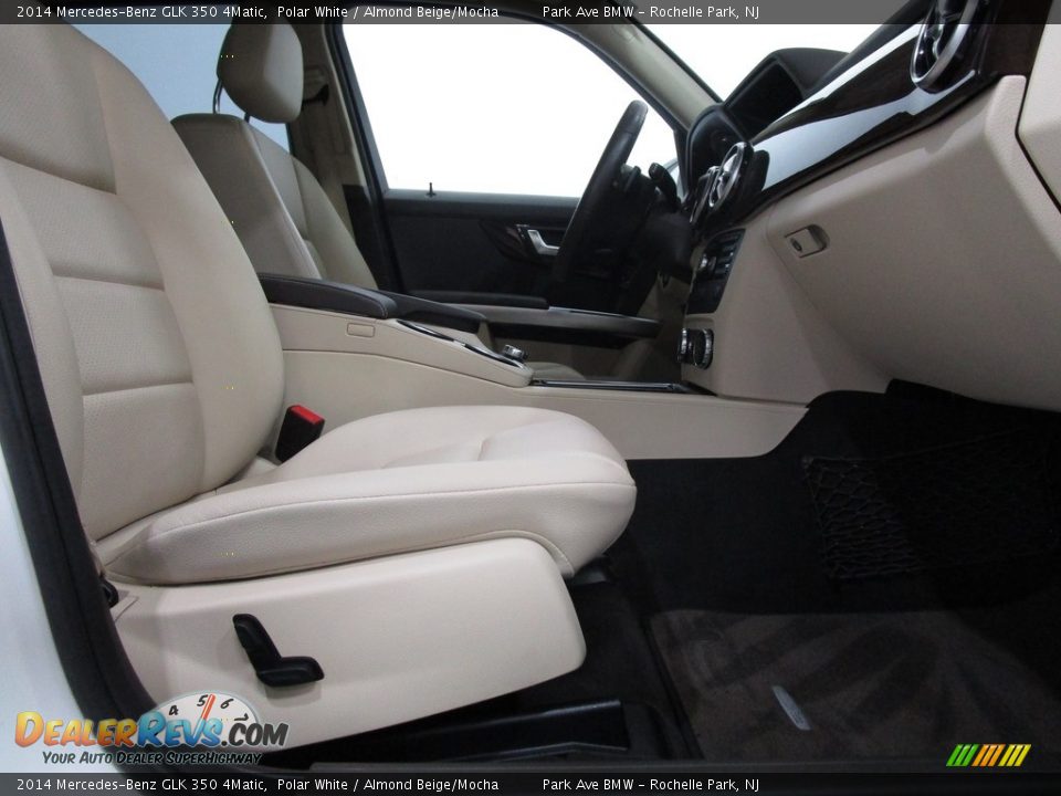 2014 Mercedes-Benz GLK 350 4Matic Polar White / Almond Beige/Mocha Photo #17