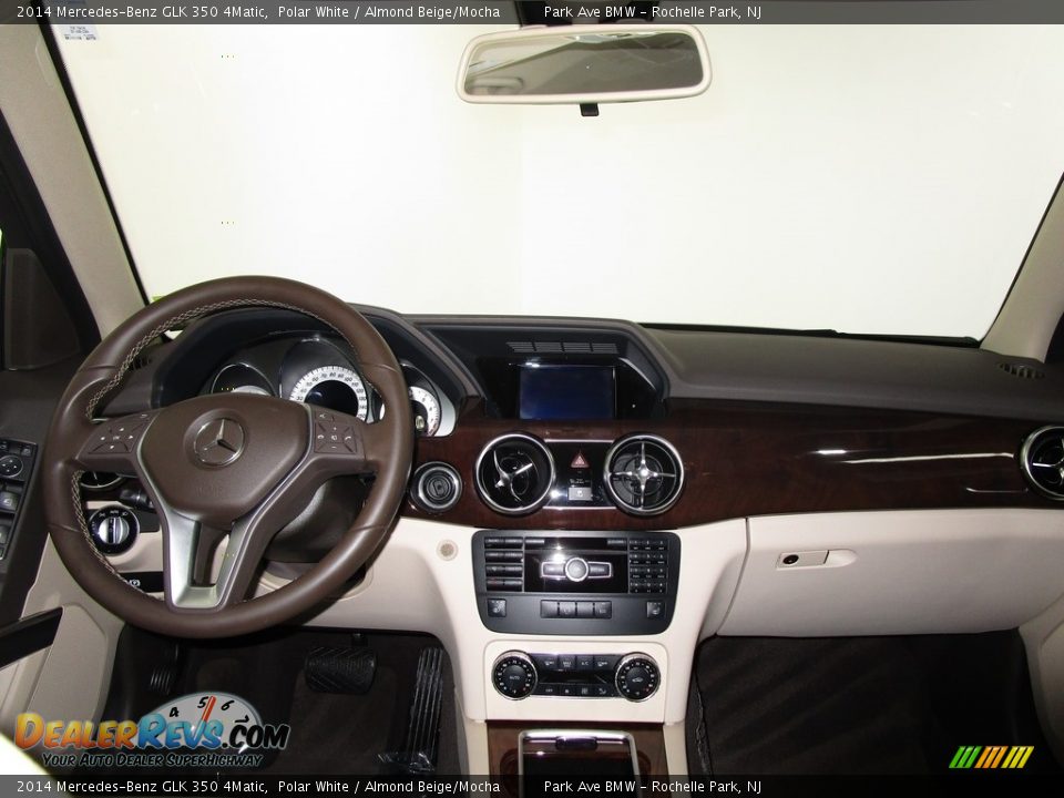 2014 Mercedes-Benz GLK 350 4Matic Polar White / Almond Beige/Mocha Photo #23