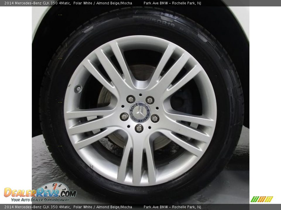 2014 Mercedes-Benz GLK 350 4Matic Polar White / Almond Beige/Mocha Photo #29