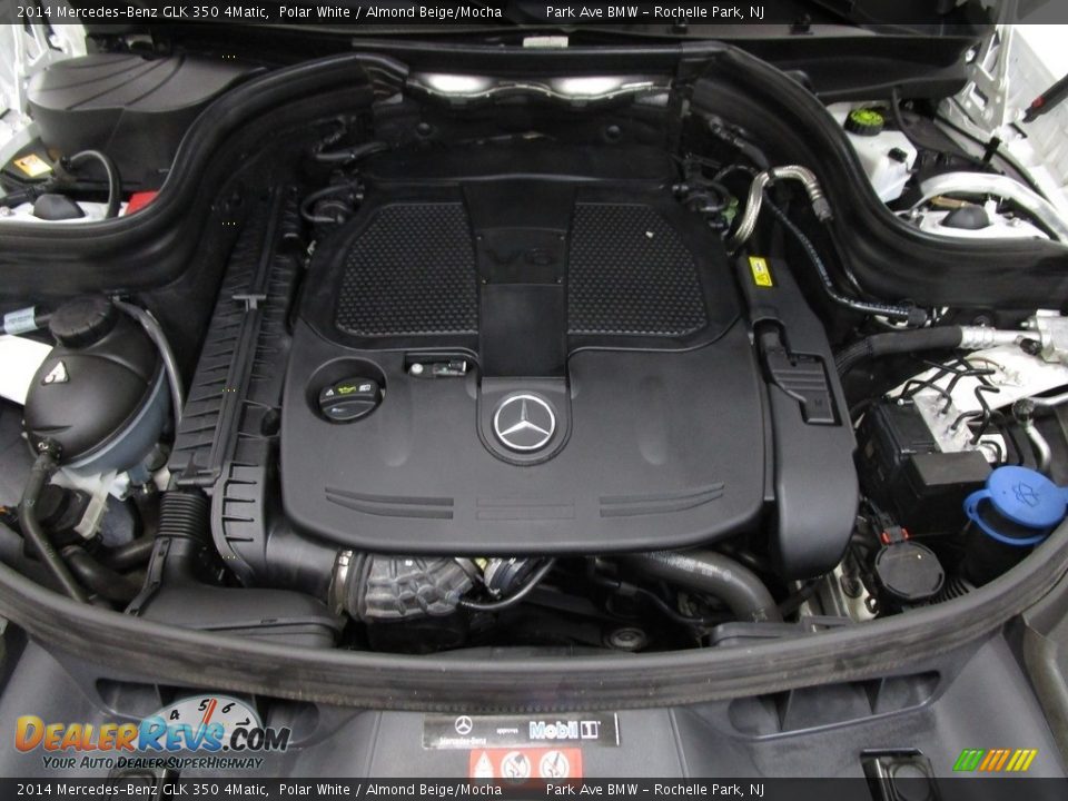 2014 Mercedes-Benz GLK 350 4Matic Polar White / Almond Beige/Mocha Photo #30