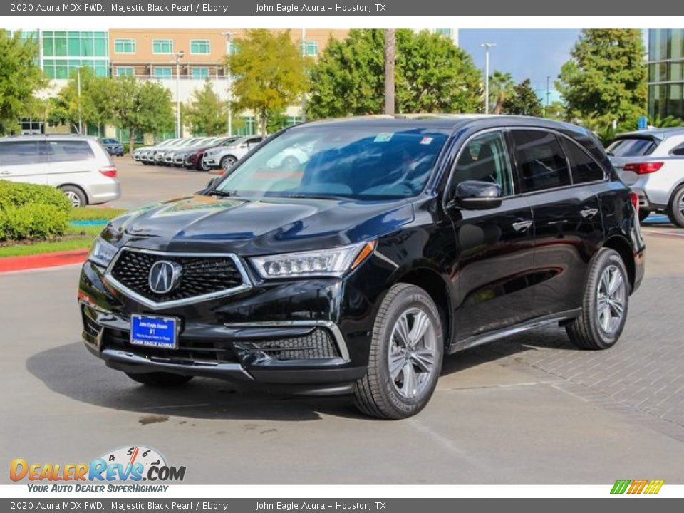 2020 Acura MDX FWD Majestic Black Pearl / Ebony Photo #3