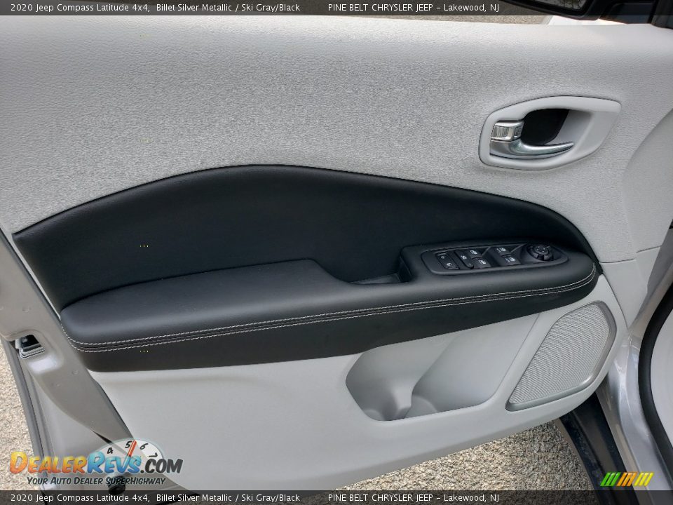 2020 Jeep Compass Latitude 4x4 Billet Silver Metallic / Ski Gray/Black Photo #8