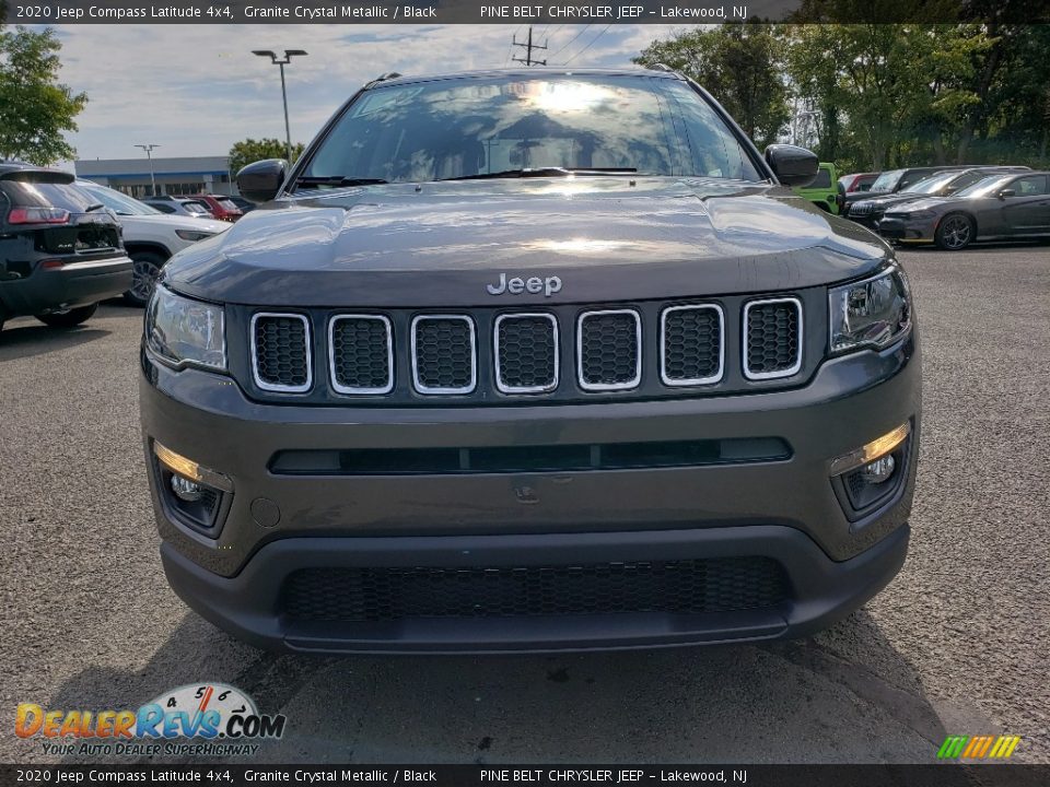 2020 Jeep Compass Latitude 4x4 Granite Crystal Metallic / Black Photo #2