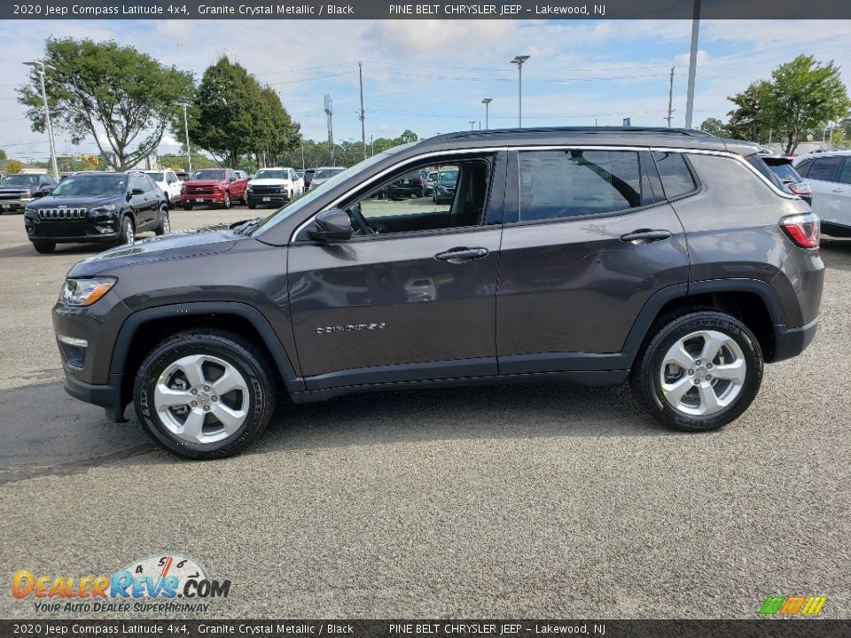 2020 Jeep Compass Latitude 4x4 Granite Crystal Metallic / Black Photo #3
