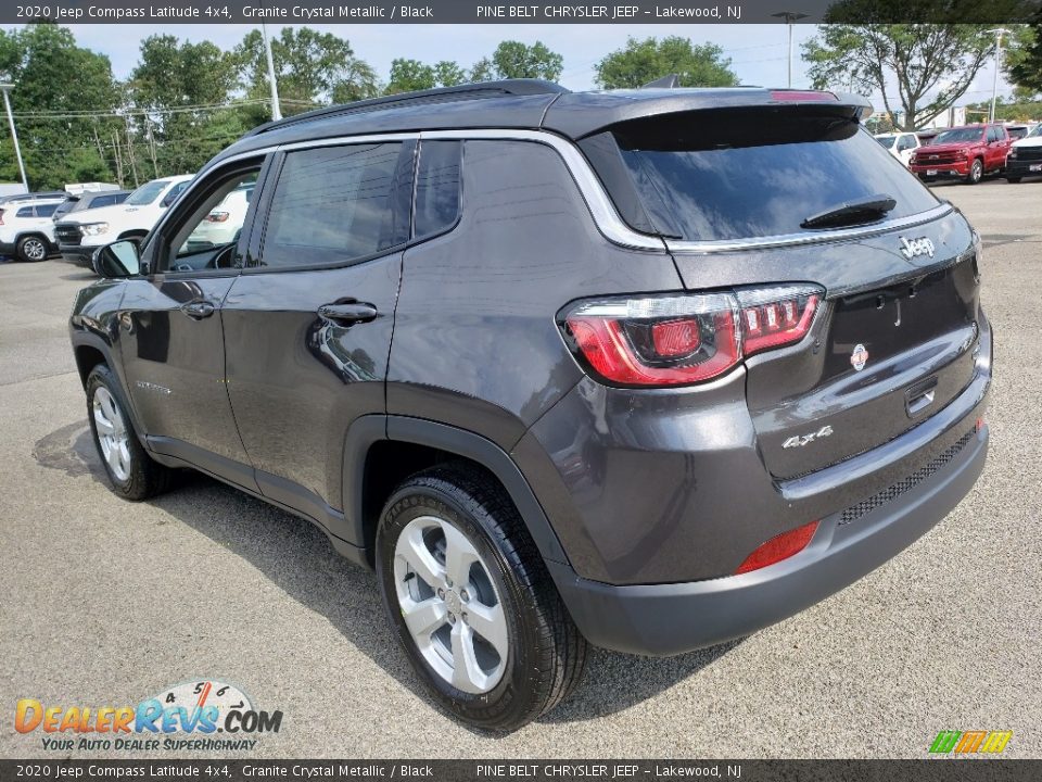 2020 Jeep Compass Latitude 4x4 Granite Crystal Metallic / Black Photo #4