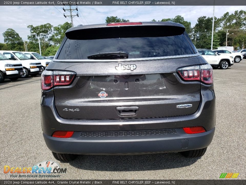 2020 Jeep Compass Latitude 4x4 Granite Crystal Metallic / Black Photo #5