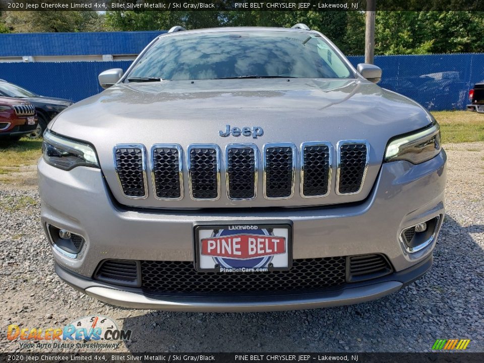 2020 Jeep Cherokee Limited 4x4 Billet Silver Metallic / Ski Gray/Black Photo #2