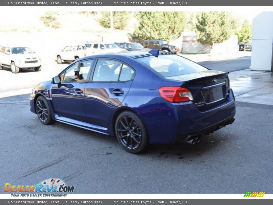 2019 Subaru WRX Limited Lapis Blue Pearl / Carbon Black Photo #4
