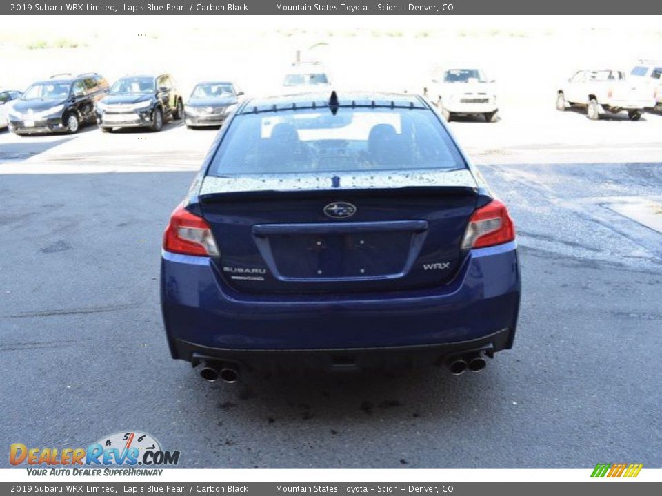 2019 Subaru WRX Limited Lapis Blue Pearl / Carbon Black Photo #5