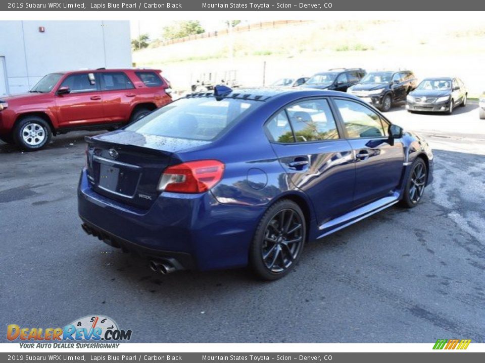 2019 Subaru WRX Limited Lapis Blue Pearl / Carbon Black Photo #6