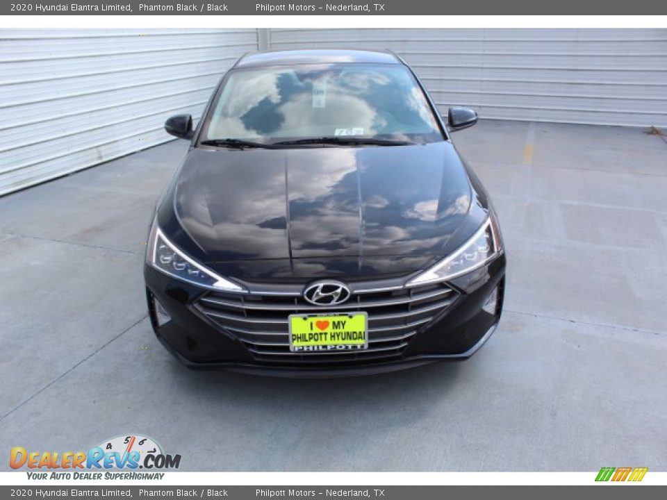 2020 Hyundai Elantra Limited Phantom Black / Black Photo #3