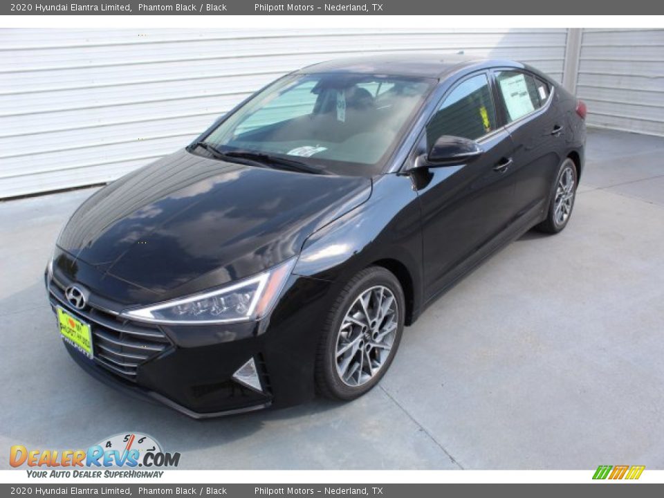 2020 Hyundai Elantra Limited Phantom Black / Black Photo #4