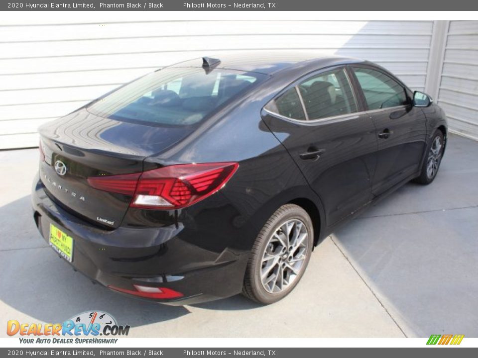 2020 Hyundai Elantra Limited Phantom Black / Black Photo #8