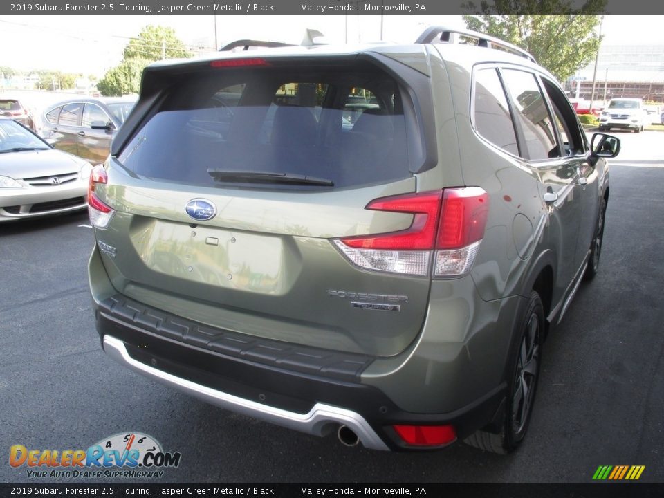 2019 Subaru Forester 2.5i Touring Jasper Green Metallic / Black Photo #6