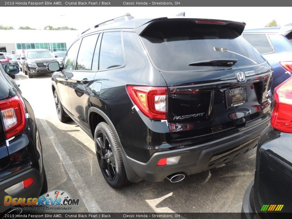 2019 Honda Passport Elite AWD Crystal Black Pearl / Black Photo #5