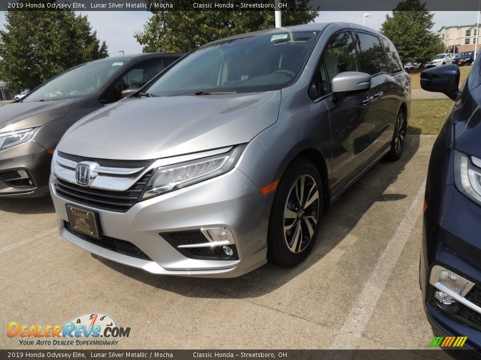 2019 Honda Odyssey Elite Lunar Silver Metallic / Mocha Photo #1