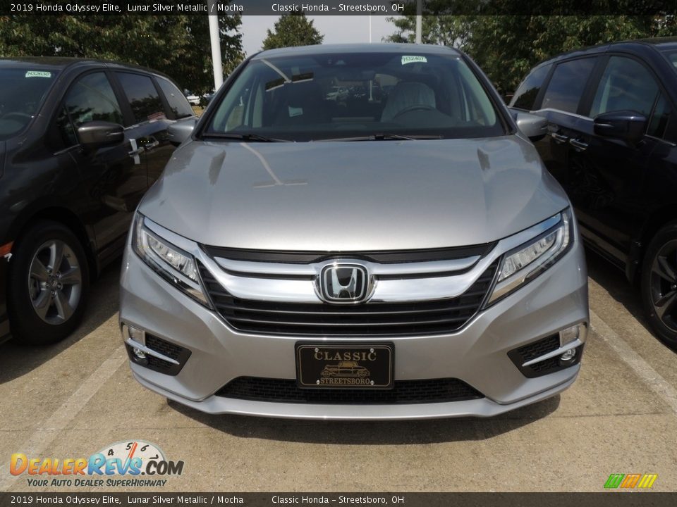 2019 Honda Odyssey Elite Lunar Silver Metallic / Mocha Photo #2