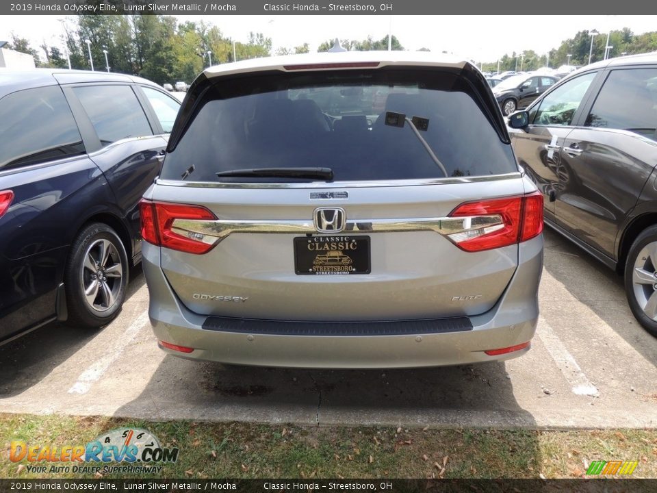 2019 Honda Odyssey Elite Lunar Silver Metallic / Mocha Photo #5