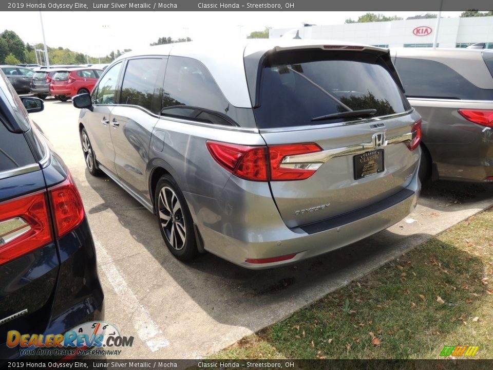 2019 Honda Odyssey Elite Lunar Silver Metallic / Mocha Photo #6