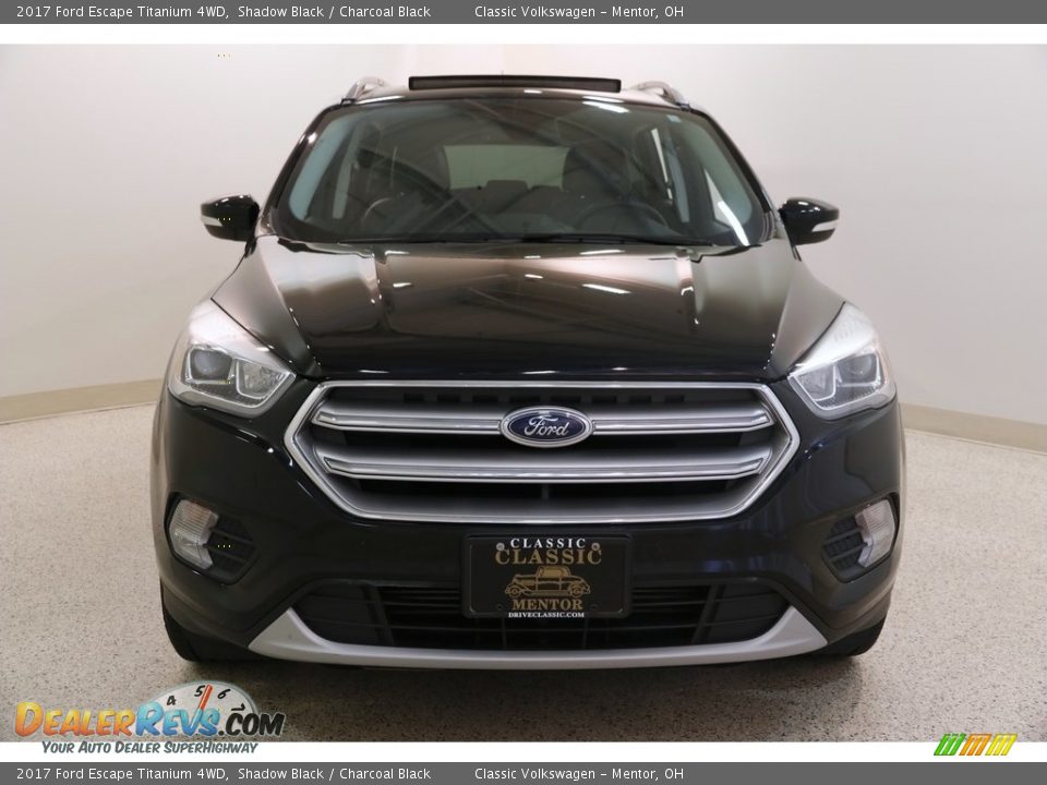 2017 Ford Escape Titanium 4WD Shadow Black / Charcoal Black Photo #2