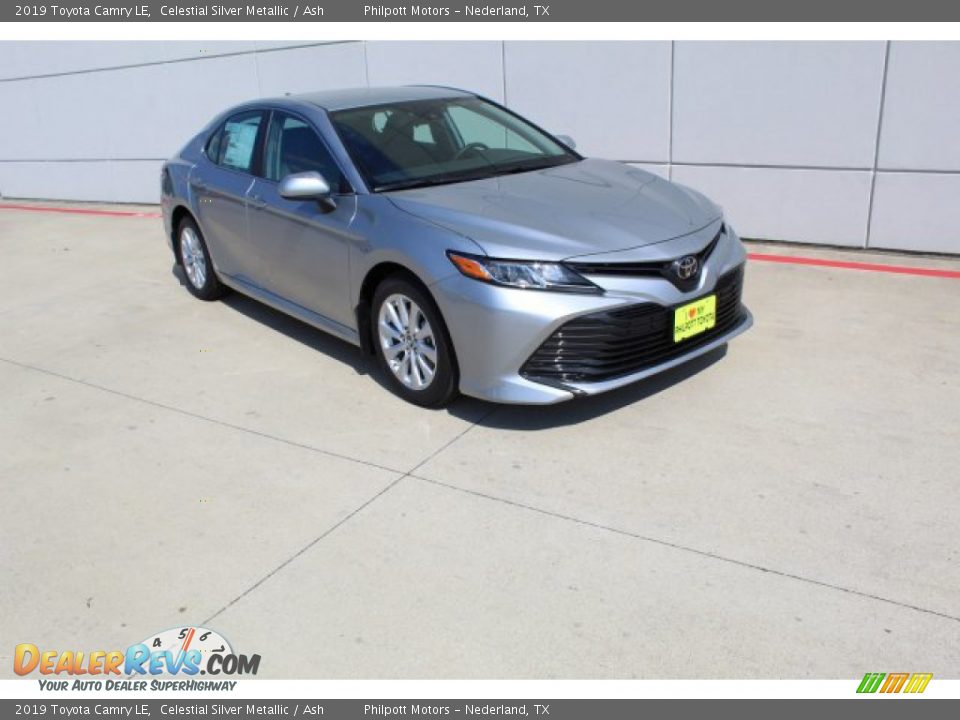 2019 Toyota Camry LE Celestial Silver Metallic / Ash Photo #2