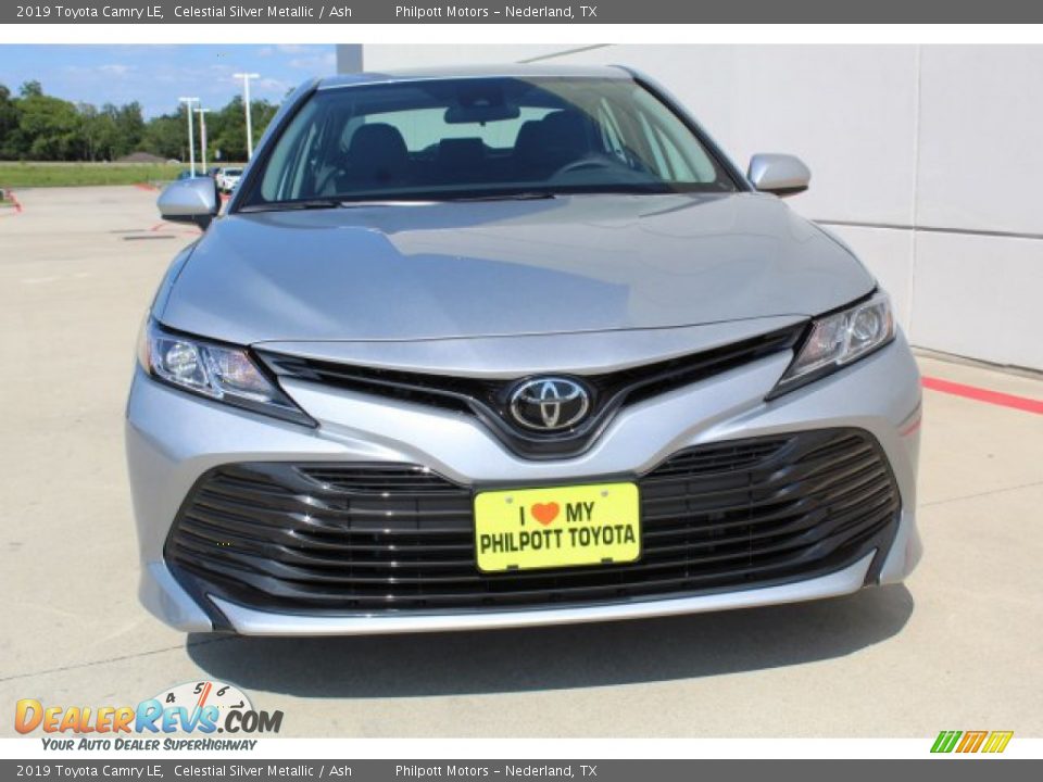 2019 Toyota Camry LE Celestial Silver Metallic / Ash Photo #3