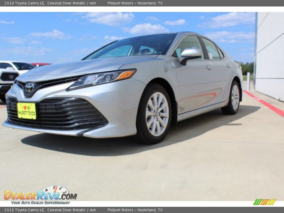 2019 Toyota Camry LE Celestial Silver Metallic / Ash Photo #4