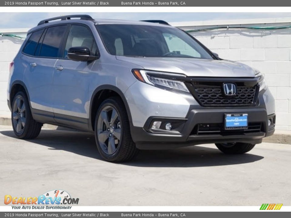 2019 Honda Passport Touring Lunar Silver Metallic / Black Photo #1