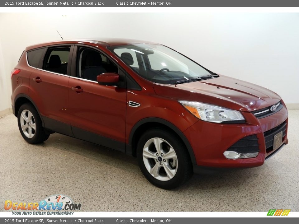 2015 Ford Escape SE Sunset Metallic / Charcoal Black Photo #1