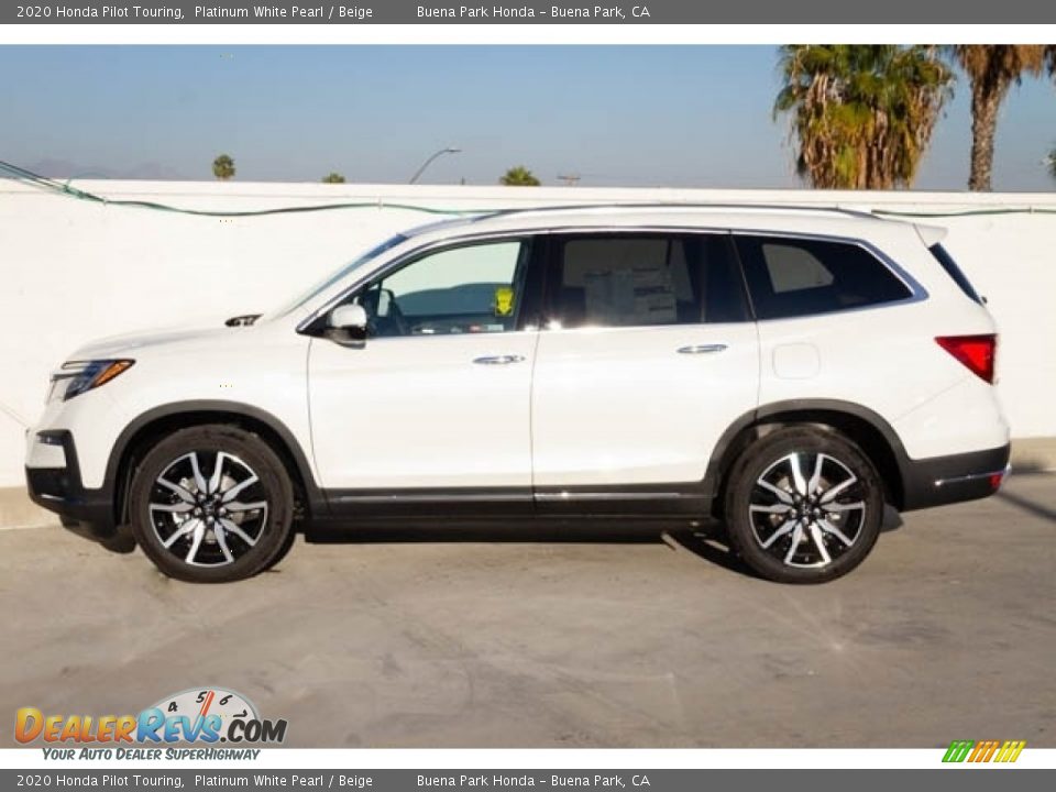 Platinum White Pearl 2020 Honda Pilot Touring Photo #5