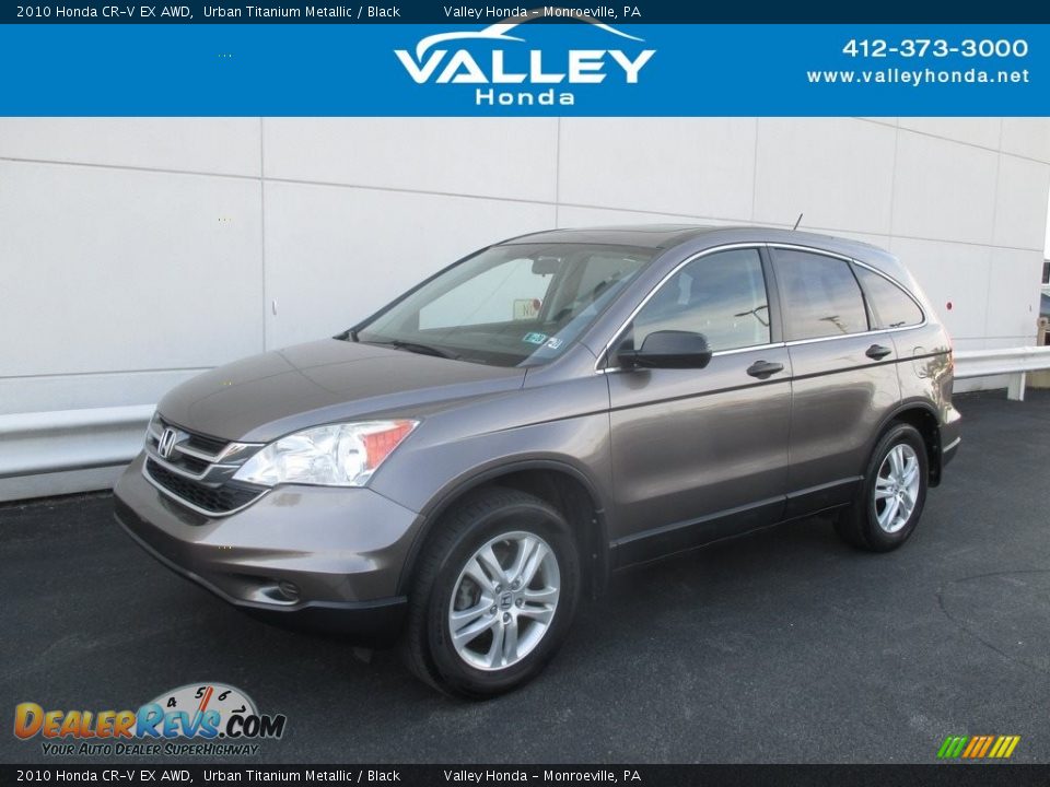 2010 Honda CR-V EX AWD Urban Titanium Metallic / Black Photo #1