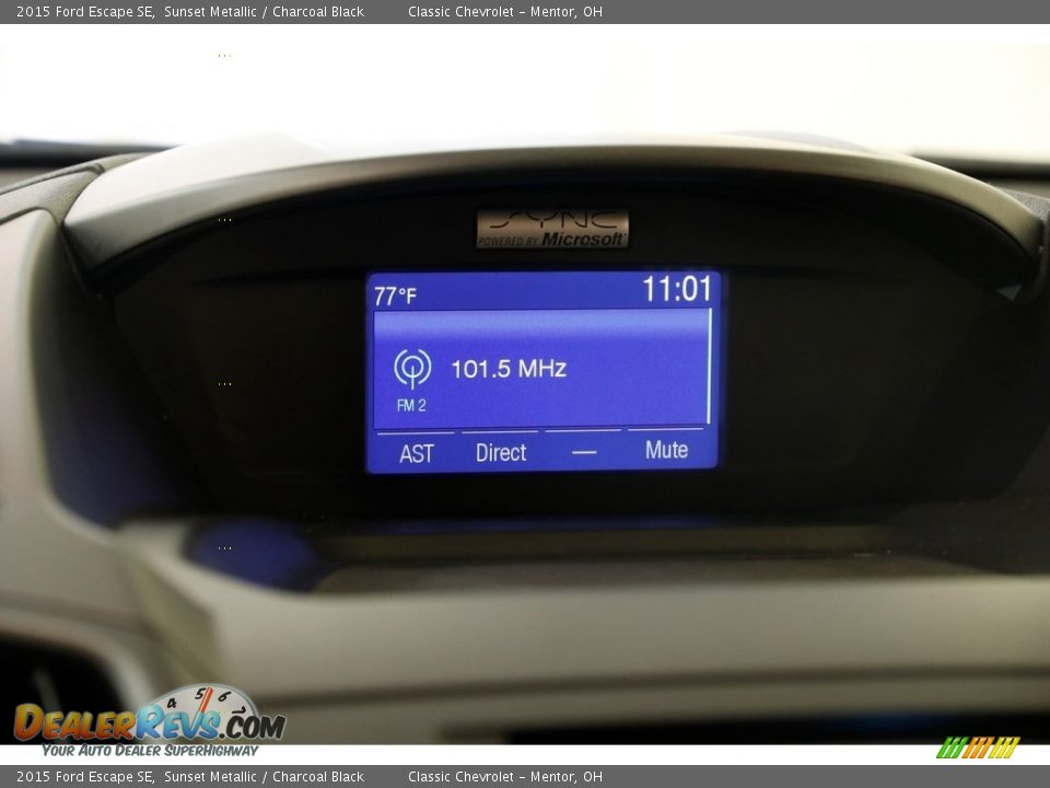2015 Ford Escape SE Sunset Metallic / Charcoal Black Photo #10