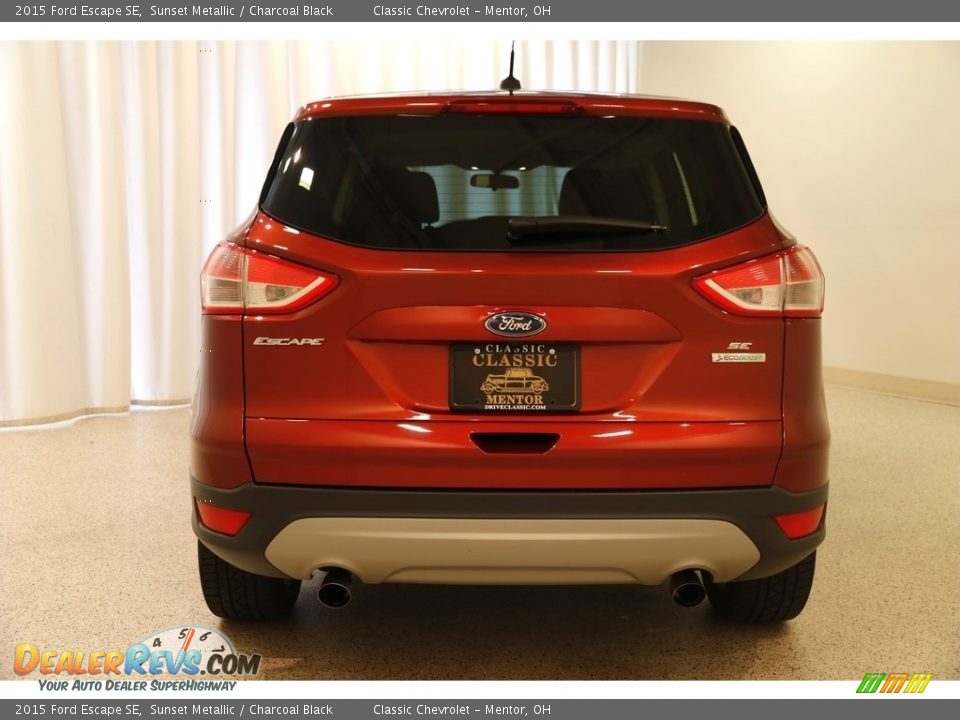 2015 Ford Escape SE Sunset Metallic / Charcoal Black Photo #16