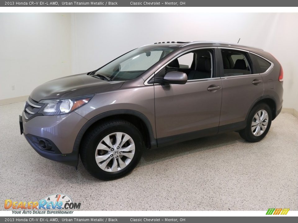 2013 Honda CR-V EX-L AWD Urban Titanium Metallic / Black Photo #3