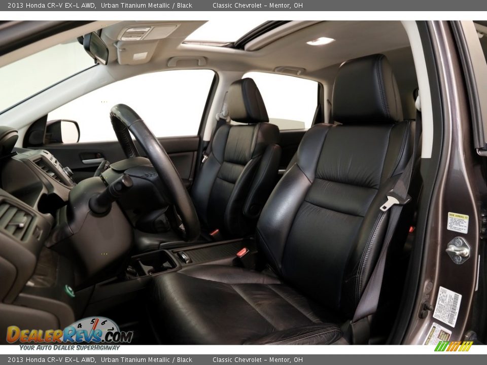 2013 Honda CR-V EX-L AWD Urban Titanium Metallic / Black Photo #6