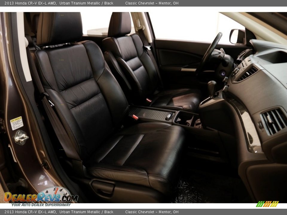 2013 Honda CR-V EX-L AWD Urban Titanium Metallic / Black Photo #16