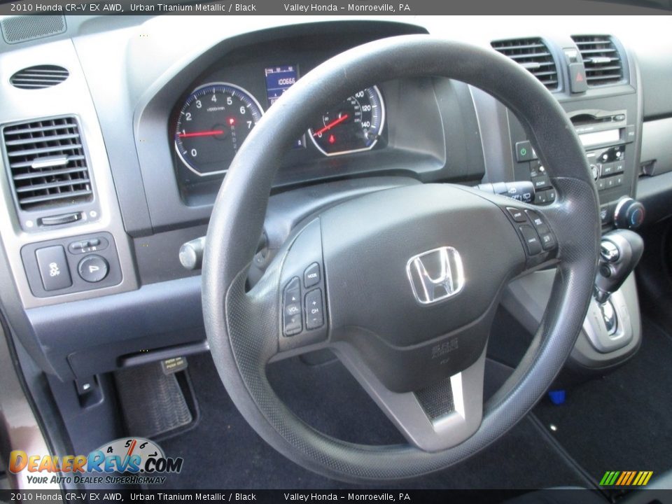 2010 Honda CR-V EX AWD Urban Titanium Metallic / Black Photo #14