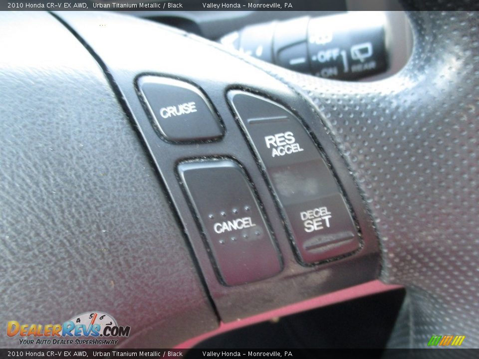 2010 Honda CR-V EX AWD Urban Titanium Metallic / Black Photo #16